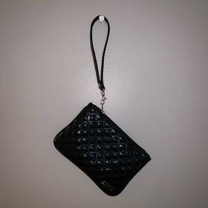 Women’s Black Wristlet Handbag